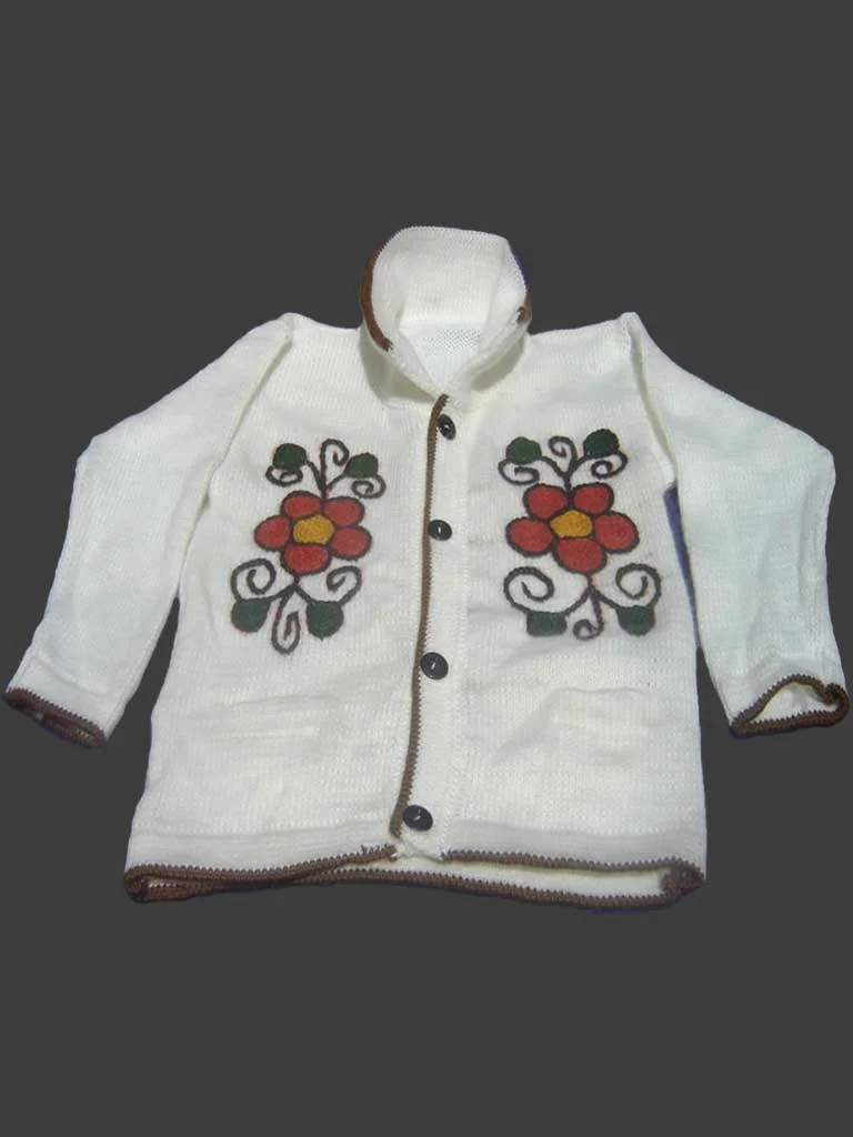 Alpaca Children Cardigan D01