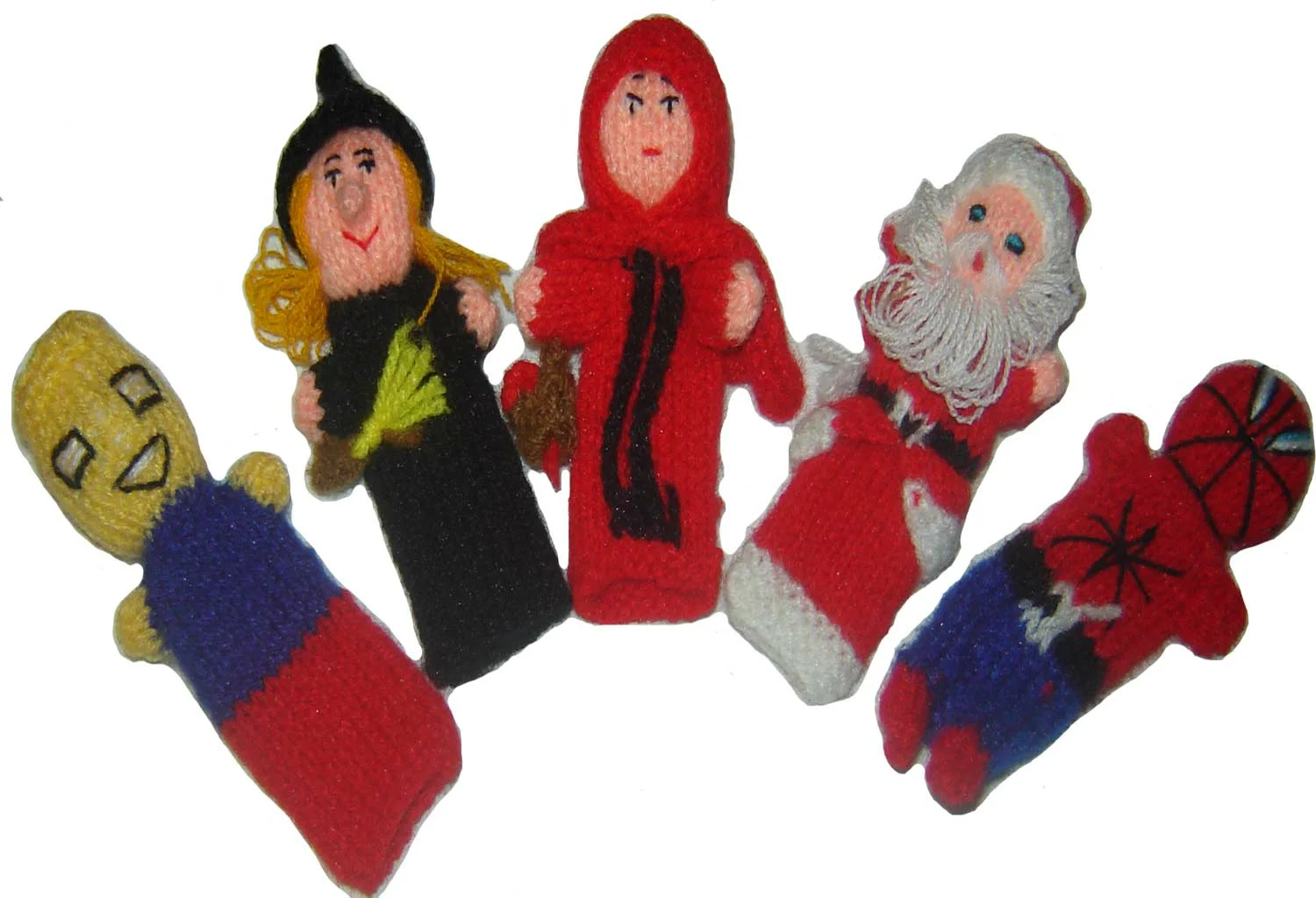 Handmade Wool Finger Puppets D01