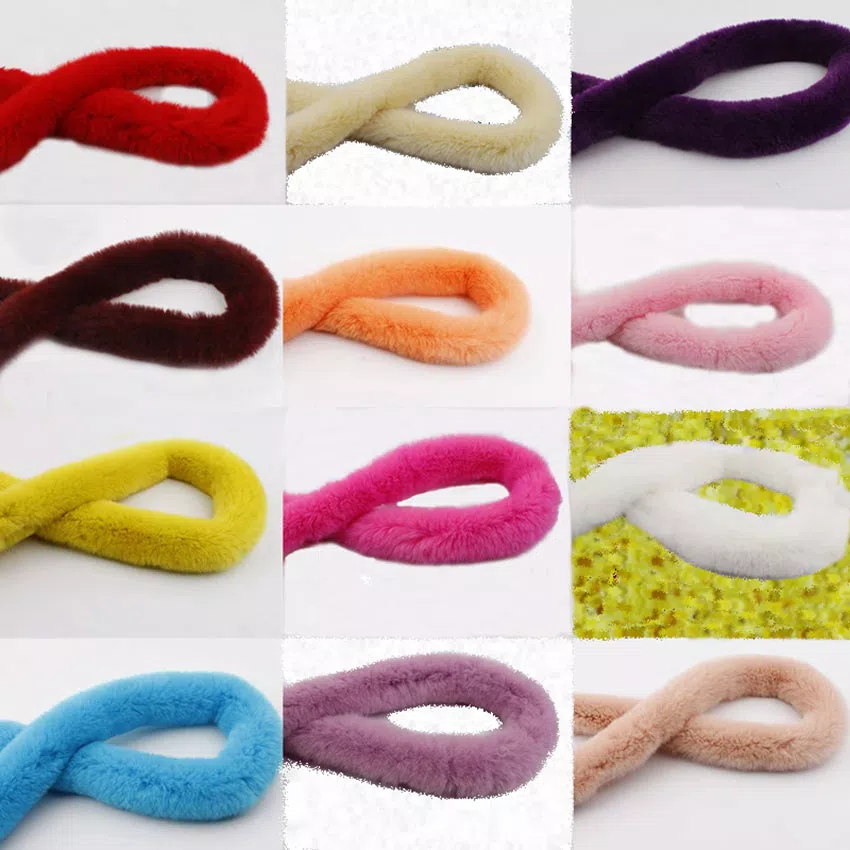 Baby Alpaca Fur Ribbons D04