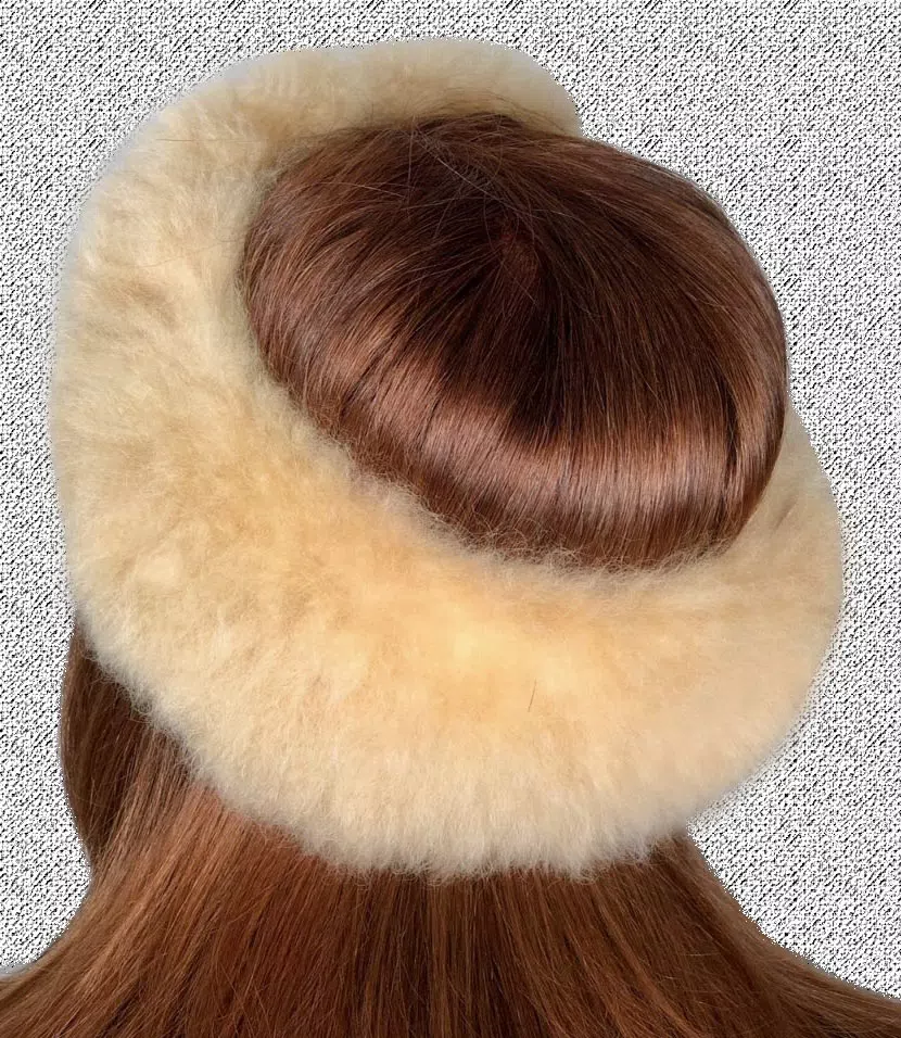 Baby Alpaca Fur Headbands D11