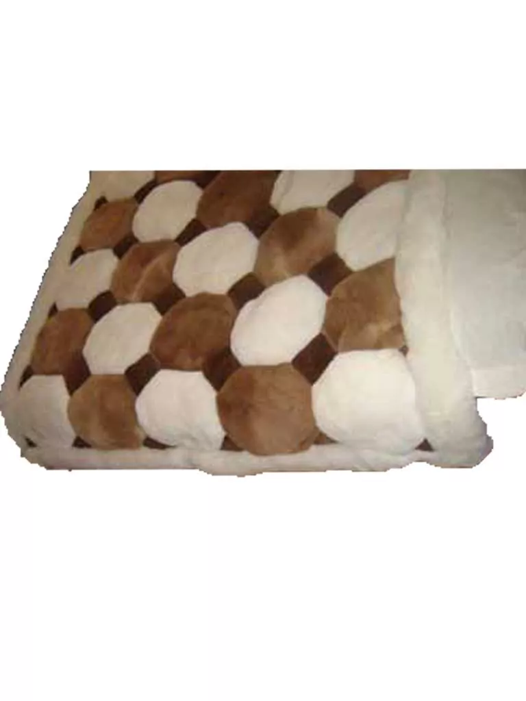 Baby Alpaca Fur Bedspread D01
