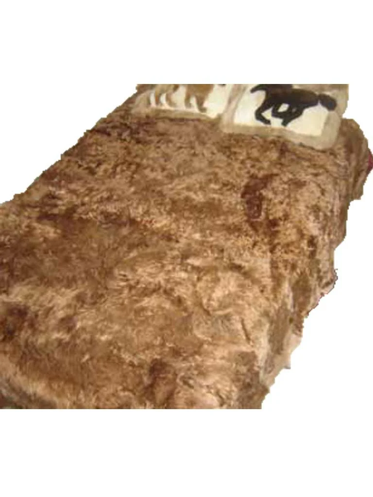 Baby Alpaca Fur Blanket D06