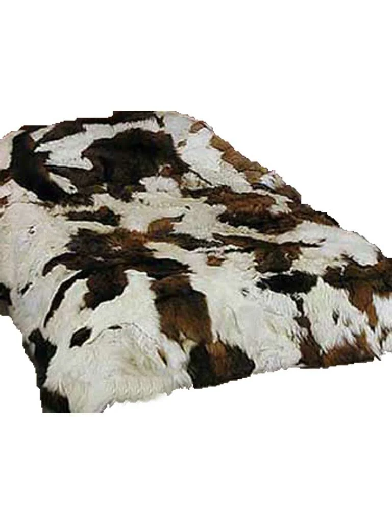 Soft Baby Alpaca Fur Bedspread D03