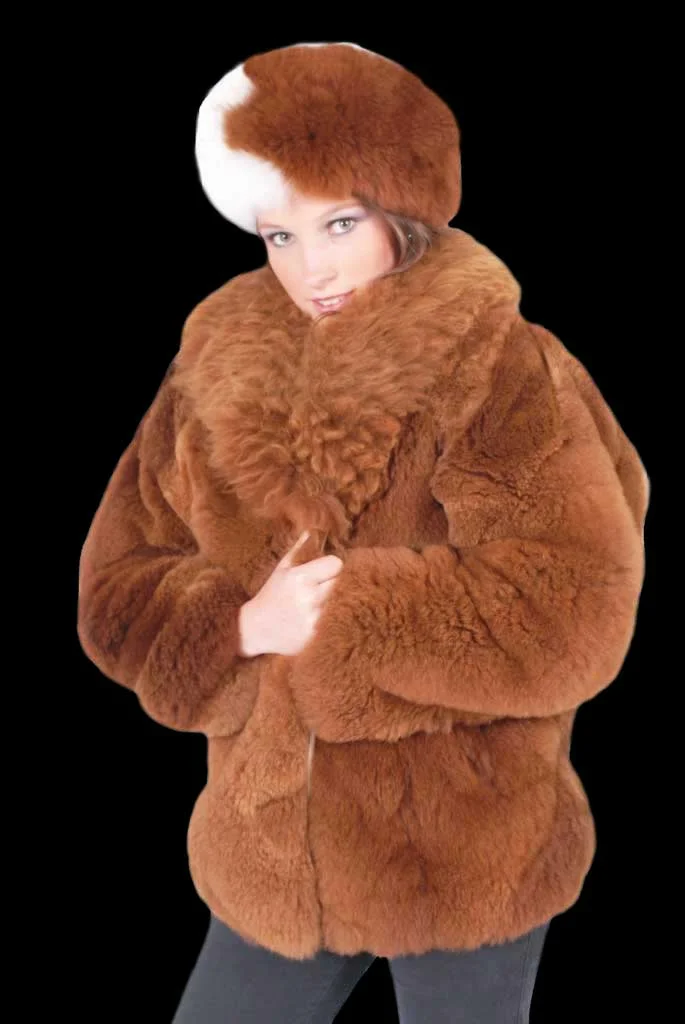 Baby Alpaca Fur Coat D04