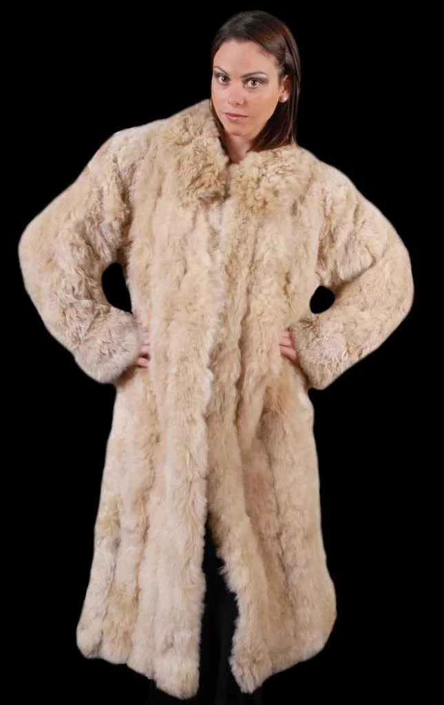 Baby Alpaca Fur Coat D03