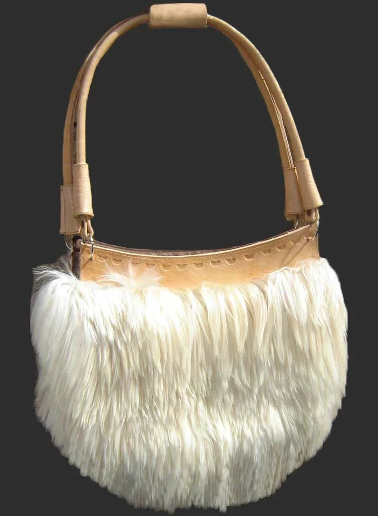 Alpaca Soft Fur Handbag D03