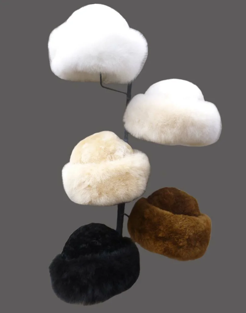 Baby Alpaca Fur Hats D08