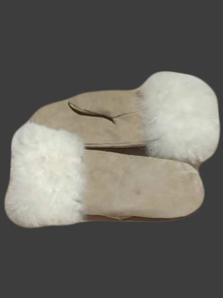 Baby Alpaca Fur Mittens D03
