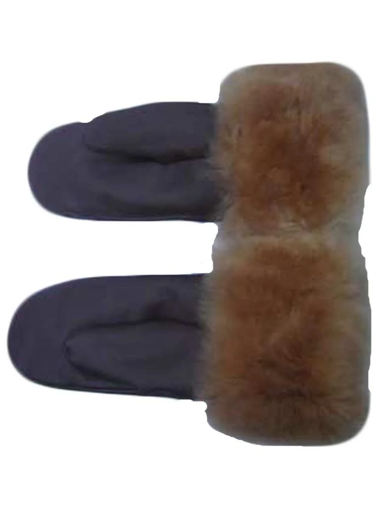 Winter Warm Fur Mittens D04