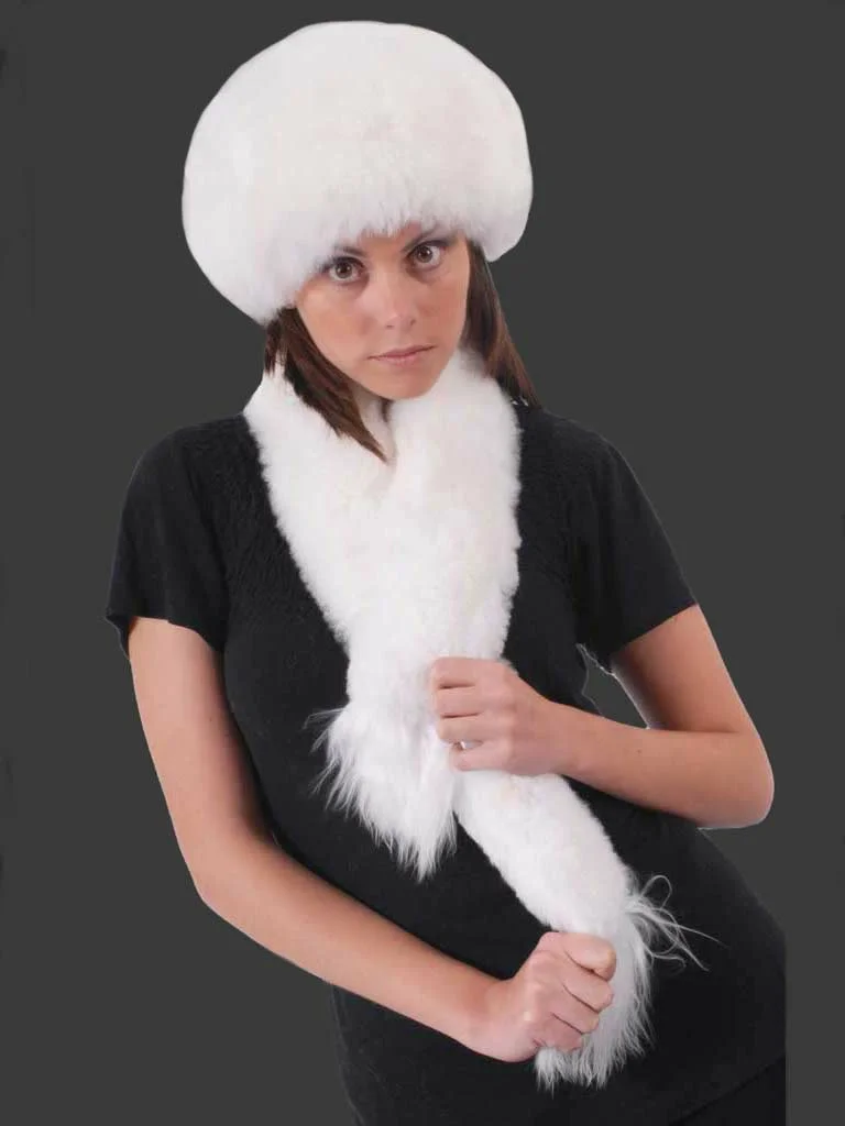 Fashion Baby Alpaca Fur Scarf D03