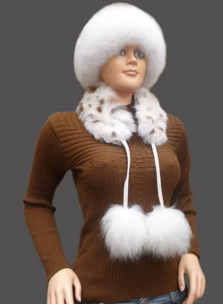 Baby Alpaca Fur Scarf D07