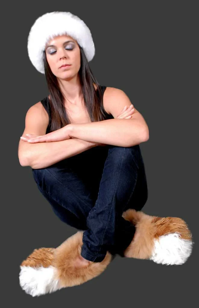 Softness Alpaca Fur Slipper D05