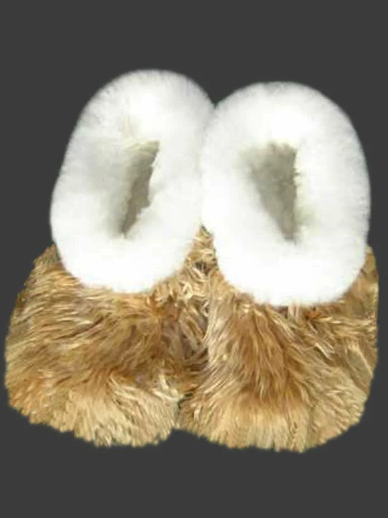 Soft Baby Alpaca Fur Slipper D09