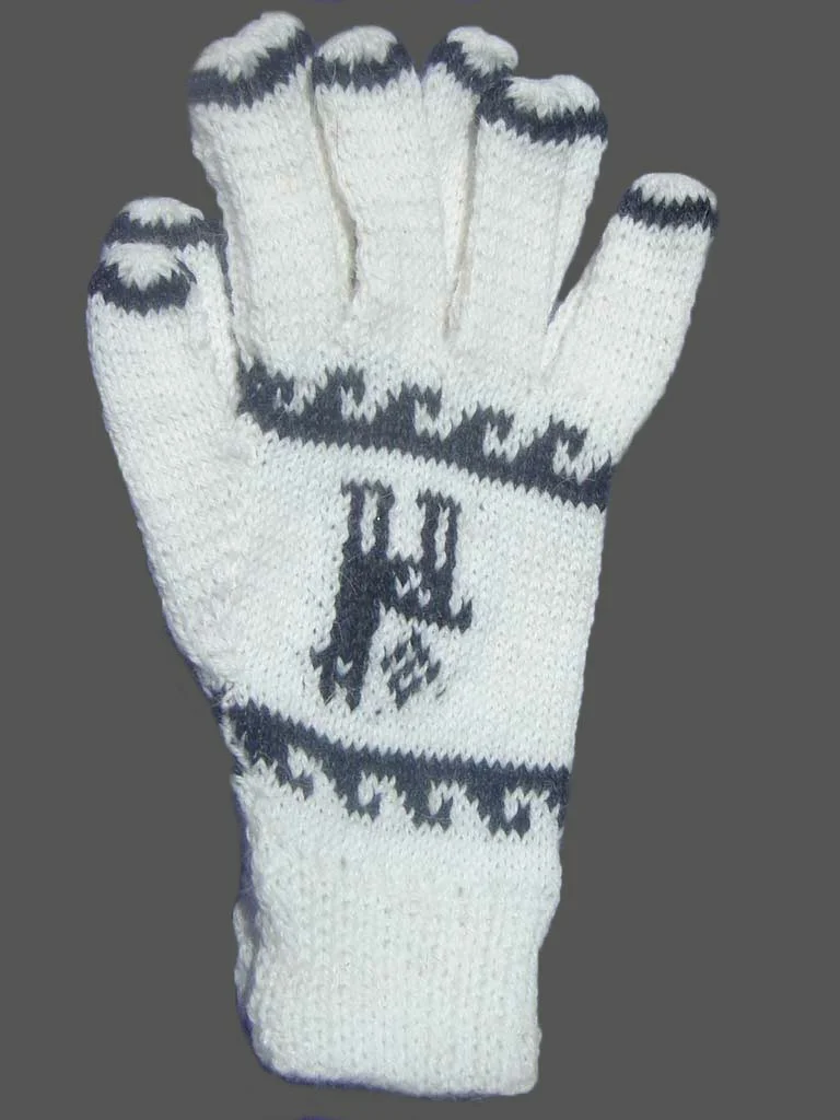 Alpaca Wool Gloves D01