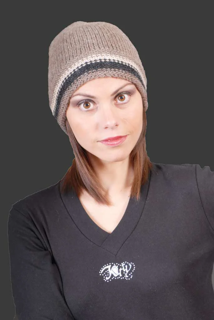 Baby Alpaca Wool Cap D05