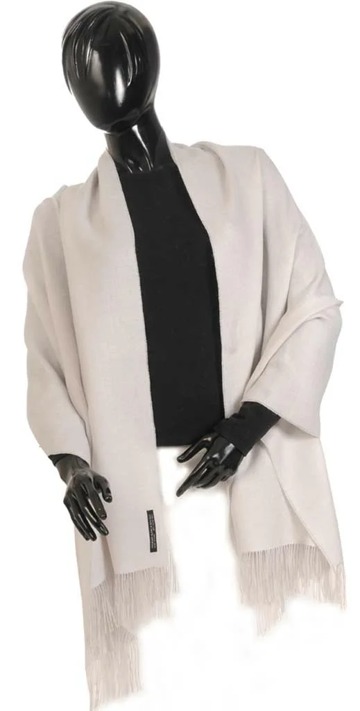 Genuine Baby Alpaca Shawl D05