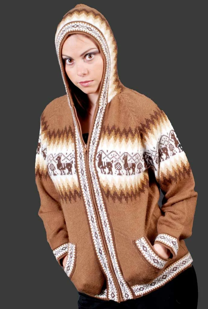 Alpaca Hood Jacket D01