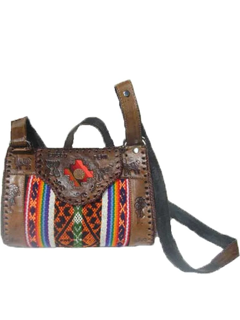 Andean Leather Handbag D02