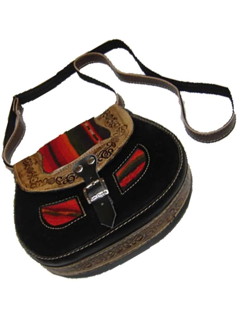 Andean Leather Handbag D03