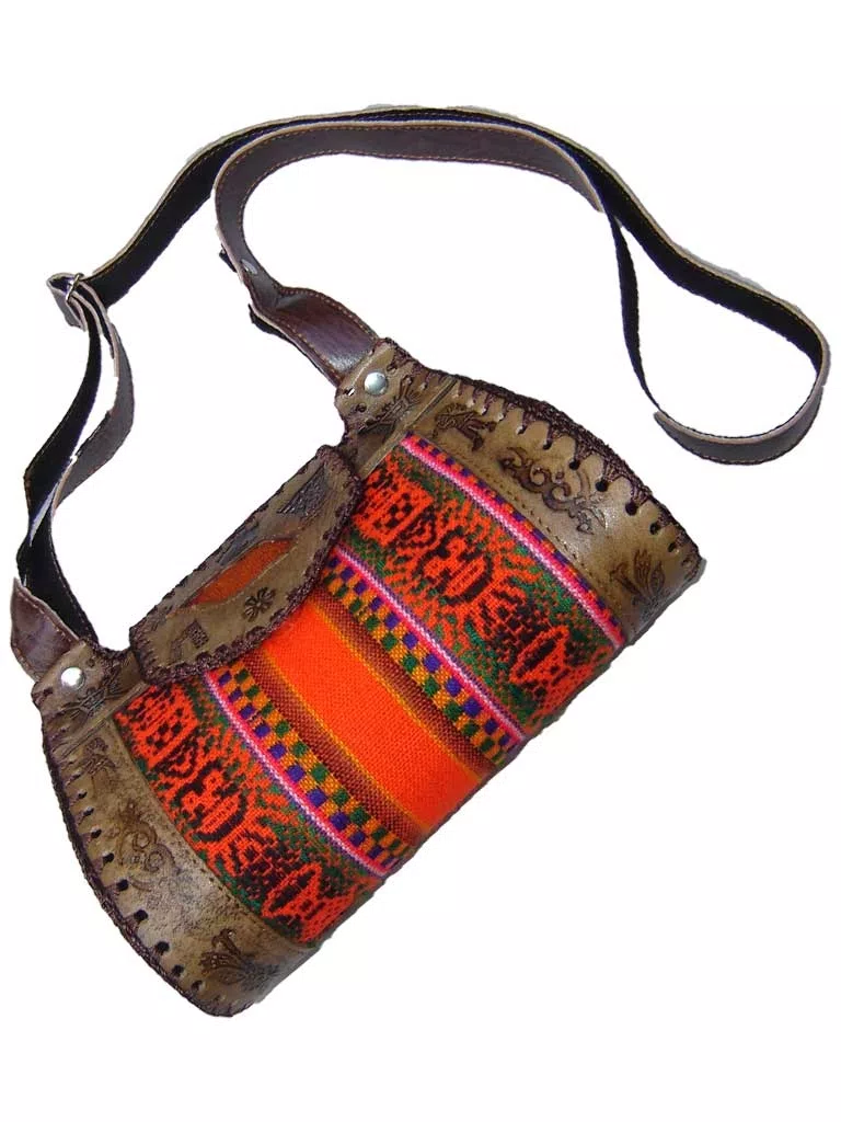 Andean Leather Handbag D04