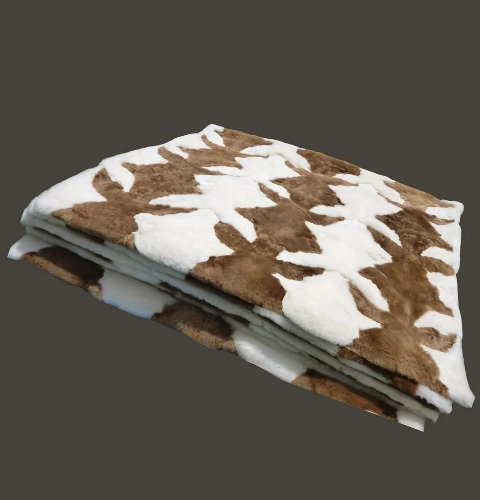 Baby Alpaca Suri Fur Rug D06