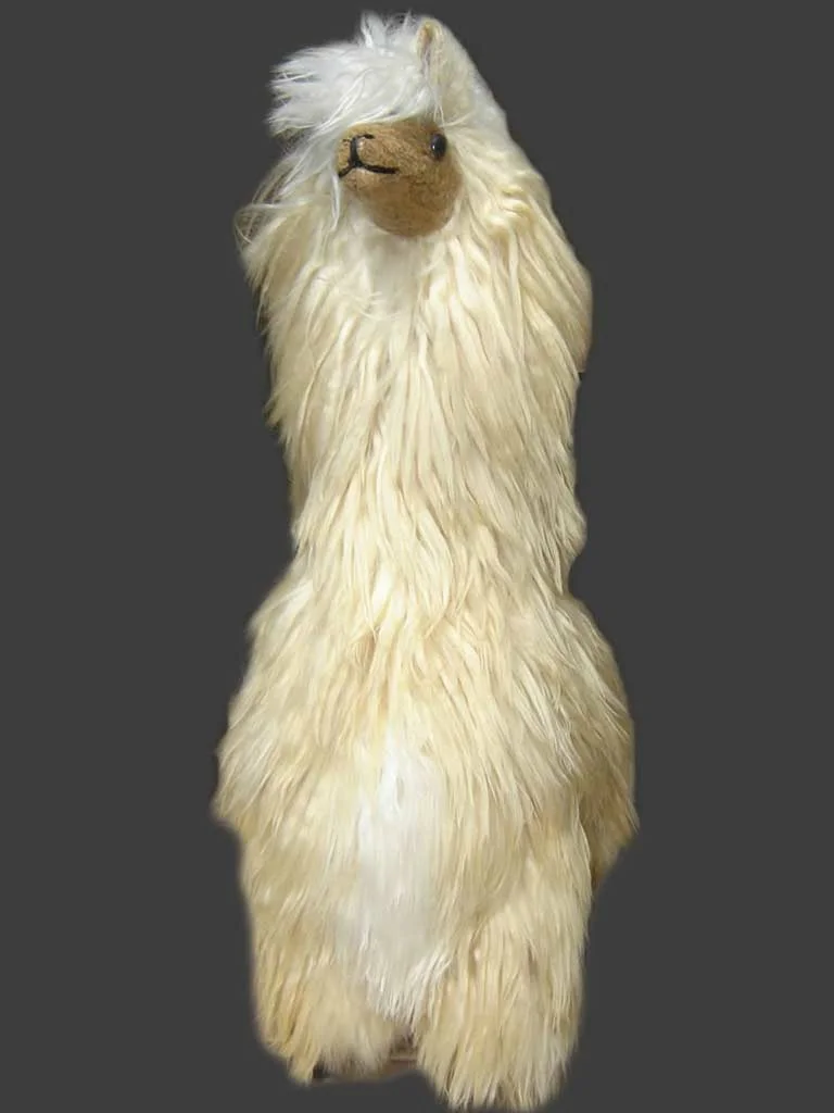 Stuffed Plush Alpaca Suri D05